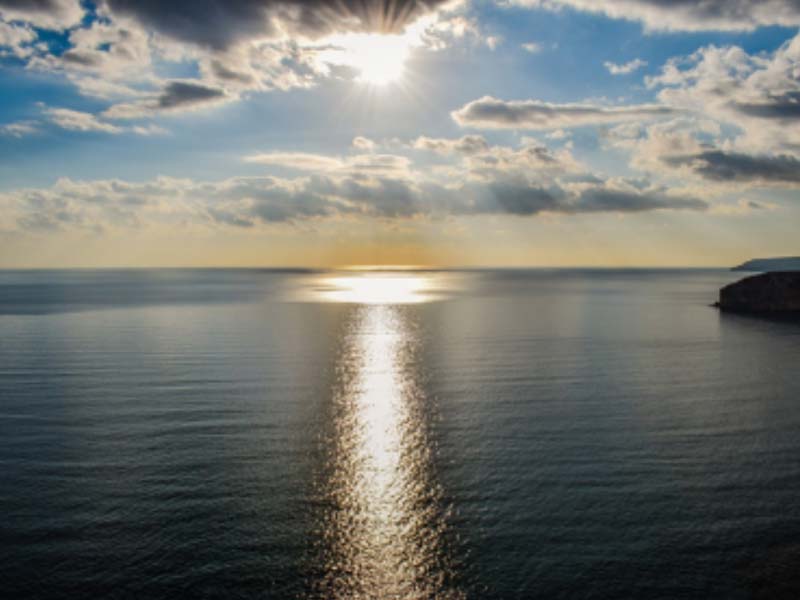 Photo of a sunset